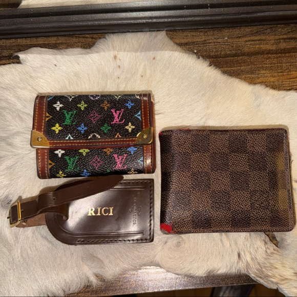 Louis Vuitton Handbags - Pre owned LV wallets and Luggage tag